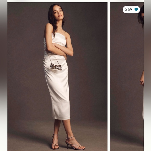 BHLDN Dresses & Skirts - NEW BHLDN Sandy Strapless Midi Dress